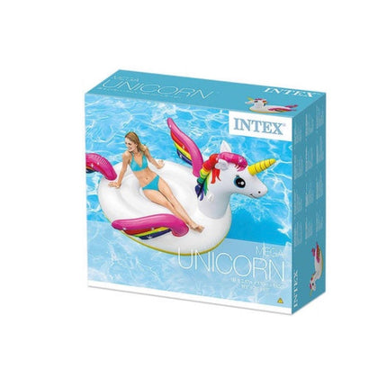 Intex Mega Unicornio Juguete Acuático Isla de Baño 287x193 cm (57291EU) Hinchable de Vinilo
