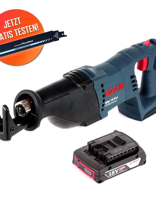 Lame de scie sabre Carbide Bosch gratuite Bosch GSA 18V-LI Scie sabre sans fil 18 V + 1x batterie 2,0 Ah - sans chargeur