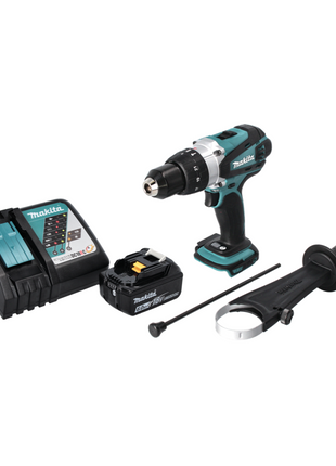 Taladro percutor inalámbrico Makita DHP 458 RG1 18 V 91 Nm + 1x batería 6,0 Ah + cargador