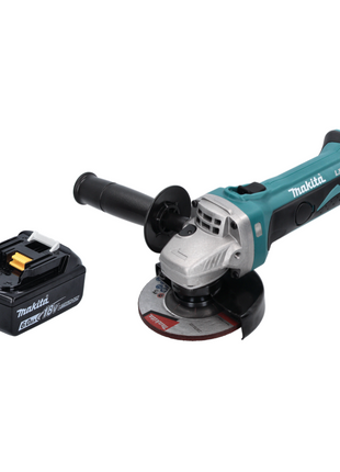 Makita DGA 452 G1 Meuleuse d'angle sans fil 18 V 115 mm + 1x Batterie 6,0 Ah - sans chargeur