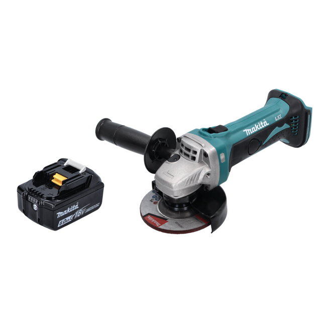 Amoladora angular sin cable Makita DGA 452 G1 18 V 115 mm + 1x batería recargable 6,0 Ah - sin cargador