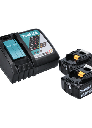 Makita DSS 611 RG Akumulatorowa pilarka tarczowa 18 V 165 mm + 2x akumulator 6,0 Ah + ładowarka