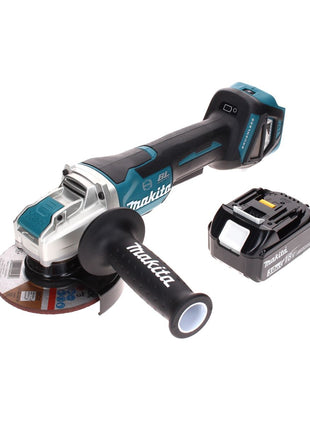 Amoladora angular a batería Makita DGA 519 F1 18 V 125 mm sin escobillas X-Lock + 1x batería 3,0 Ah - sin cargador