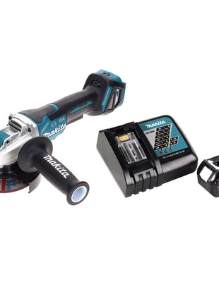 Amoladora angular a batería Makita DGA 519 RF1 18 V 125 mm sin escobillas X-Lock + 1x batería 3,0 Ah + cargador