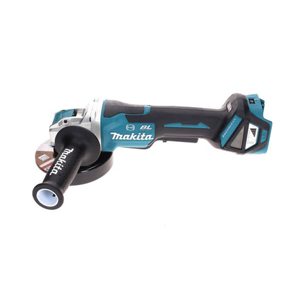 Amoladora angular sin cable Makita DGA 519 RM1 18 V 125 mm Brushless X-Lock + 1x batería recargable 4,0 Ah + cargador