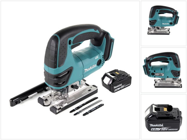 Sierra de calar sin cable Makita DJV 180 G1 18V + 1x batería 6.0 Ah - sin cargador