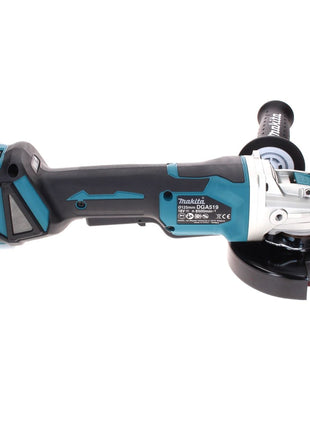 Amoladora angular a batería Makita DGA 519 RT 18 V 125 mm sin escobillas X-Lock + 2x baterías 5,0 Ah + cargador