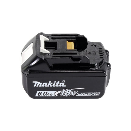 Makita DGA 519 G1J Meuleuse d'angle sans fil 18 V 125 mm Brushless X-Lock + 1x batterie 6,0 Ah + Makpac - sans chargeur