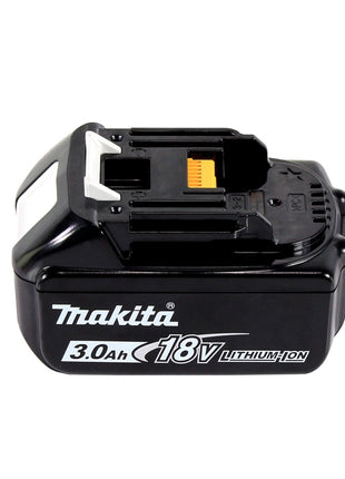 Cepillo plegable a batería Makita DKP 181 F1J 82 mm 18 V sin escobillas + 1x batería 3,0 Ah + Makpac - sin cargador