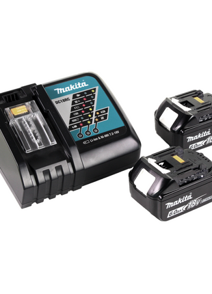 Makita BML802RG Lampe sans fil pour batteries 14,4 et 18V + 2x Batteries 6,0Ah + Chargeur