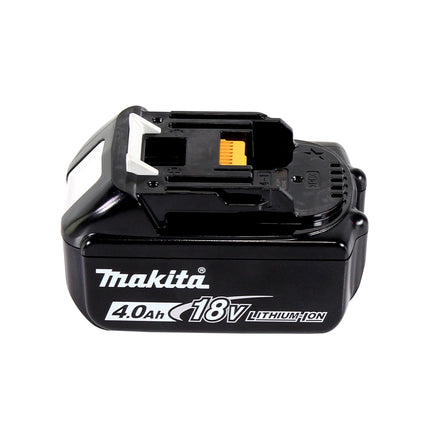 Makita DKP 181 M1J Pialla a batteria 82 mm 18 V brushless + 1x batteria ricaricabile 4,0 Ah + Makpac - senza caricabatterie