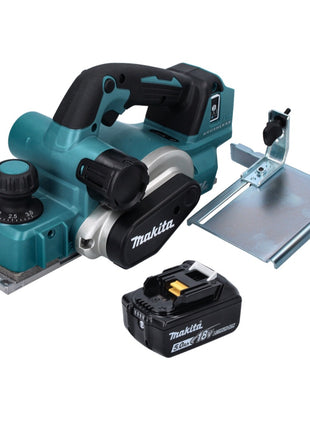 Cepillo plegable a batería Makita DKP 181 T1 82 mm 18 V sin escobillas + 1x batería 5,0 Ah - sin cargador