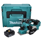 Pialla a batteria Makita DKP 181 T1J 82 mm 18 V brushless + 1x batteria ricaricabile 5,0 Ah + Makpac - senza caricabatterie