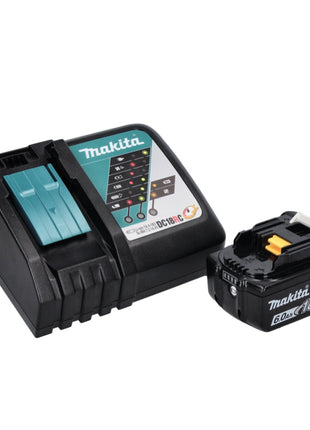 Makita DKP 181 RG1J cepillo de batería cepillo plegable 82 mm 18 V sin escobillas + 1x batería 6,0 Ah + cargador + Makpac