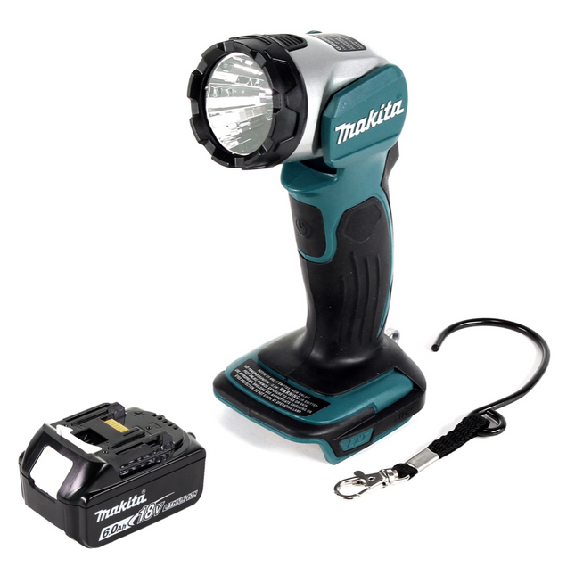 Lámpara inalámbrica Makita DML 802 G1 para batería de 14,4 y 18 V + 1x batería de 6,0 Ah - sin cargador