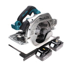 Makita DHS 900 F2 Scie circulaire sans fil 36 V (2x 18 V) 235 mm brushless + 2x Batteries 3,0 Ah - sans chargeur