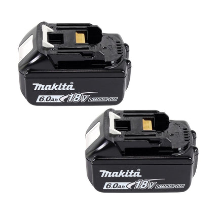 Sierra circular a batería Makita DHS 900 G2 36 V (2x 18 V) 235 mm sin escobillas + 2x batería 6,0 Ah - sin cargador