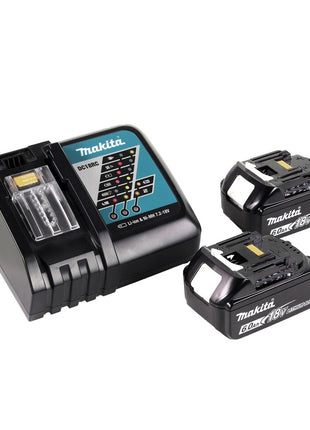 Makita DHS 900 RG2 Scie circulaire sans fil 36 V (2x 18 V) 235 mm brushless + 2x Batteries 6,0 Ah + Chargeur