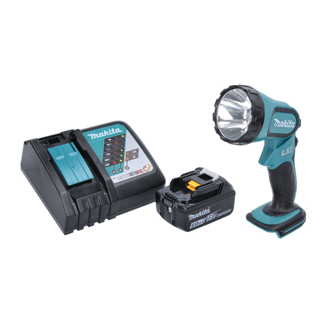 Lámpara de batería / lámpara de mano Makita DML 185 RG1 18 V + 1x batería 6,0 Ah + cargador