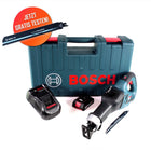 Hoja de sierra de sable Bosch Carbide con sierra de sable a batería Bosch GSA 18V-32 Sierra de sable sin escobillas de 18 V + 1x batería de 2,0 Ah + cargador + estuche