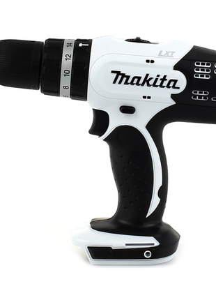 Makita DHP 453 G1W taladro percutor inalámbrico 18 V 42 Nm blanco + 1x batería 6,0 Ah - sin cargador