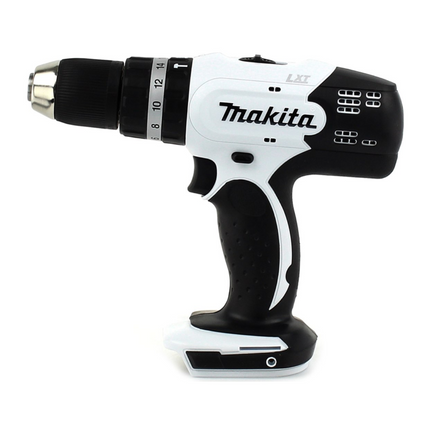 Makita DHP 453 RG1W taladro percutor inalámbrico 18 V 42 Nm blanco + 1x batería 6,0 Ah + cargador
