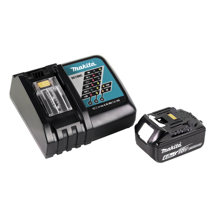 Makita DHP 453 RG1W taladro percutor inalámbrico 18 V 42 Nm blanco + 1x batería 6,0 Ah + cargador
