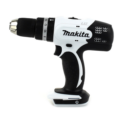 Makita DHP 453 RGW taladro percutor inalámbrico 18 V 42 Nm blanco + 2x baterías 6,0 Ah + cargador