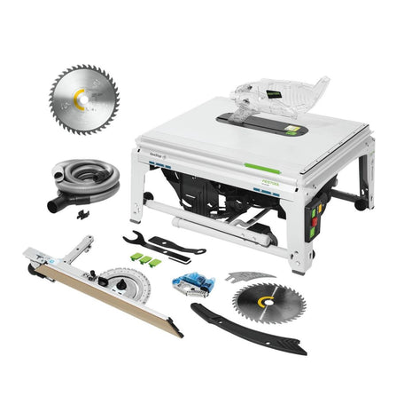 Sierra de mesa Festool TKS 80 EBS 2200 W 254 mm (575781) + hoja de sierra circular universal W40 (575975)