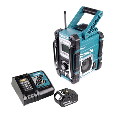 Makita DMR 106 RG1 radio de obra con batería 7,2 - 18 V + 1x batería 6,0 Ah + cargador