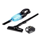 Makita DCL 180 G1 B cordless hoover 18 V black + 1x rechargeable battery 6.0 Ah - without charger