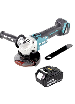 Makita DGA 506 G1 akumulatorowa szlifierka kątowa 18 V 125 mm bezszczotkowa + 1x akumulator 6,0 Ah - bez ładowarki