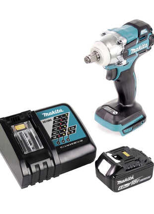 Makita DTW 285 RG1 Atornillador de impacto inalámbrico 18 V 280 Nm 1/2" sin escobillas + 1x batería 6,0 Ah + cargador