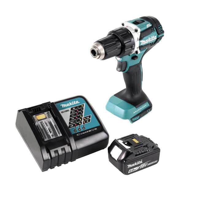 Makita DDF 484 RG1 Perceuse-visseuse sans fil 18 V 54 Nm + 1x batterie 6,0 Ah + chargeur