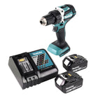 Makita DDF 484 RG taladro atornillador inalámbrico sin escobillas 18 V 54 Nm + 2 baterías 6,0 Ah + cargador