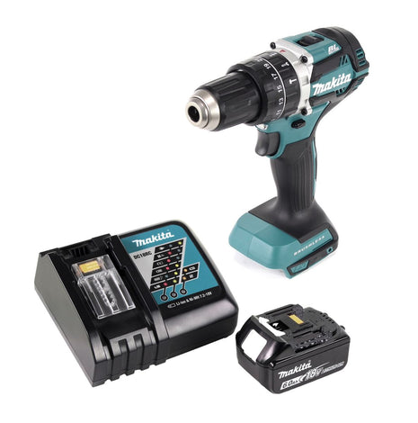 Makita DHP 484 RG1 cordless impact drill 18 V 54 Nm brushless + 1x rechargeable battery 6.0 Ah + charger