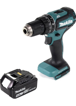 Taladro percutor inalámbrico Makita DHP 485 G1 18 V 50 Nm sin escobillas + 1x batería 6,0 Ah - sin cargador