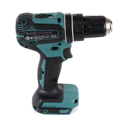 Makita DHP 485 RG1 akumulatorowa wiertarko-wkrętarka udarowa 18 V 50 Nm bezszczotkowa + 1x akumulator 6,0 Ah + ładowarka