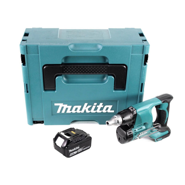 Makita DFS 450 ZJ Atornillador para montaje rápido a batería 18V en maletín Makpac 2 - Sin batería, sin cargador incluidos