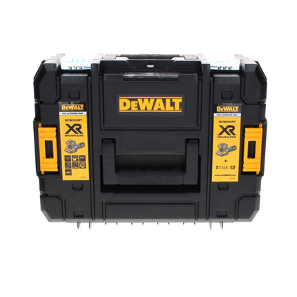 Lijadora vibratoria a batería DeWalt DCW 200 NT 18 V 108x115 mm + 1x batería 3,0 Ah + TSTAK - sin cargador