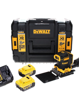 DeWalt DCW 200 M2 Akku Vibrationsschleifer 18 V 108x115 mm + 2x Akku 4,0 Ah + Ladegerät + TSTAK - Toolbrothers