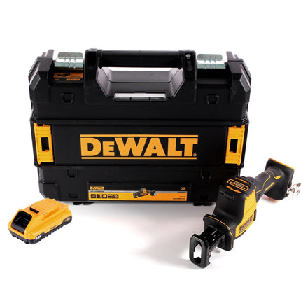 Sierra sable inalámbrica DeWalt DCS 369 NT 18 V + 1x batería 3,0 Ah + TSTAK - sin cargador