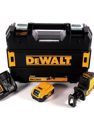 DeWalt DCS 369 M1 Akku Säbelsäge 18 V + 1x Akku 4,0 Ah + Ladegerät + TSTAK - Toolbrothers