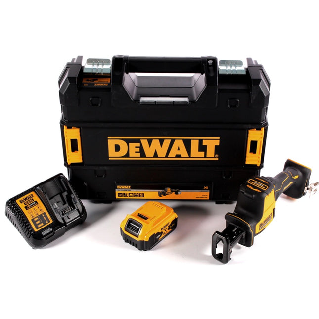 DeWalt DCS 369 M1 Akku Säbelsäge 18 V + 1x Akku 4,0 Ah + Ladegerät + TSTAK - Toolbrothers