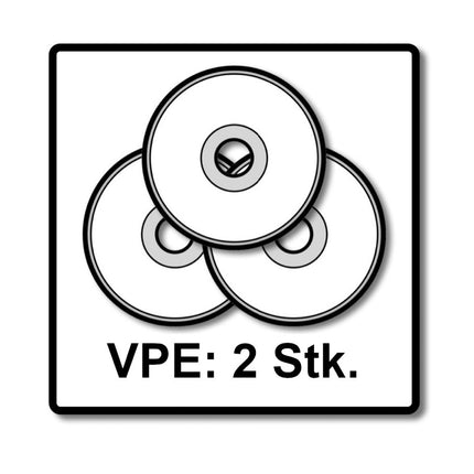 Bosch GWX 10-125 Professional Winkelschleifer 1000 W 125 mm X-Lock + Fächerschleifscheibe X571 K80 + Fächerschleifscheibe X571 K40