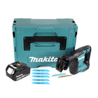Makita DJR 188 M1J Akku Reciprosäge 18 V Brushless + 1x Akku 4,0 Ah + 5x Sägeblatt Metal Wood + Makpac - ohne Ladegerät - Toolbrothers