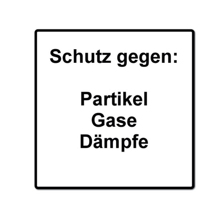 Máscara respiratoria Dräger X-plore 3500 M media máscara para filtro de bayoneta tamaño M + 2x filtro de partículas X-plore P3 R (6738011)