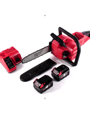 Milwaukee M18 FCHSC-402C Akumulatorowa pilarka łańcuchowa 18 V 30 cm bezszczotkowa + 2x akumulator 4,0 Ah + ładowarka