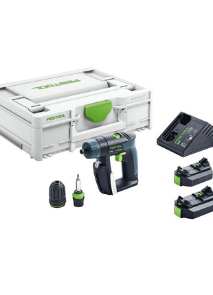 Festool CXS Li 2,6 Plus Akku Bohrschrauber 10,8 V ( 576092 ) 16 Nm + 2x 2,6 Ah Akku + Ladegerät + Systainer- Nachfolger von 564531 - Toolbrothers