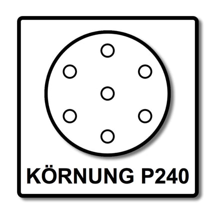 Festool STF D225/128 Schleifscheibe Granat P240 225 mm 25 Stk. ( 205663 ) für Langhalsschleifer PLANEX - Toolbrothers
